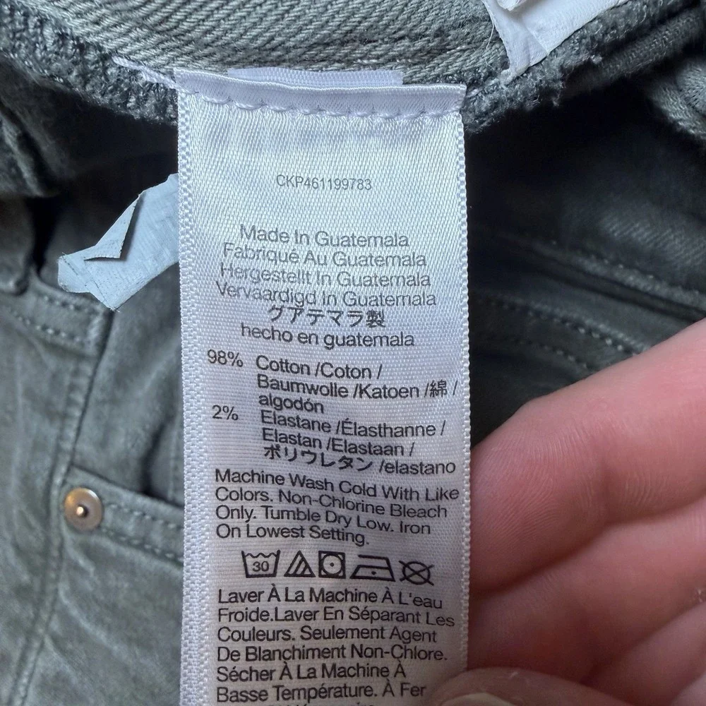 Madewell‎ Jeans Men 40x32 *LOT OF 2* Green Black Athletic Slim Fit Stretch Denim